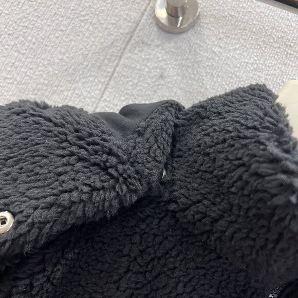 Alo Yoga Black Shearling Short Jacket - Picture 6 of 9